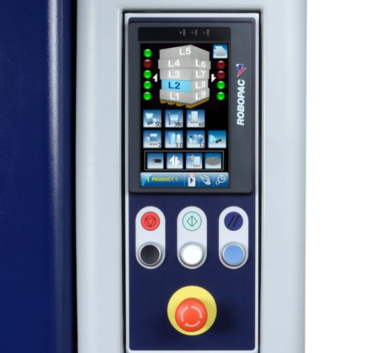 遙控型自動纏繞機控制面板